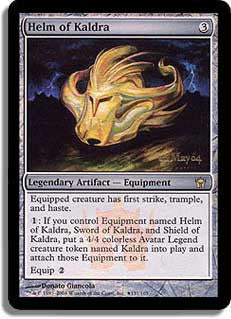 Helm of Kaldra (Prerelease Foil)