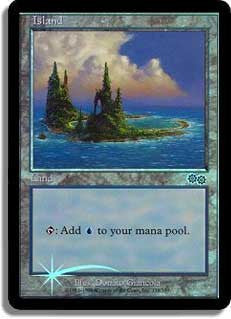 Island (Arena 1999 Foil - Urza's Saga)