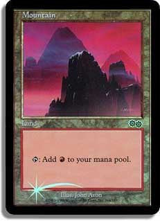 Mountain (Arena 199 Foil - Urza's Saga)