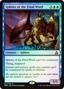 Sphinx of the Final Word