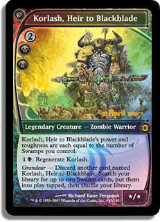 Korlash, Heir to Blackblade (Prerelease Foil)